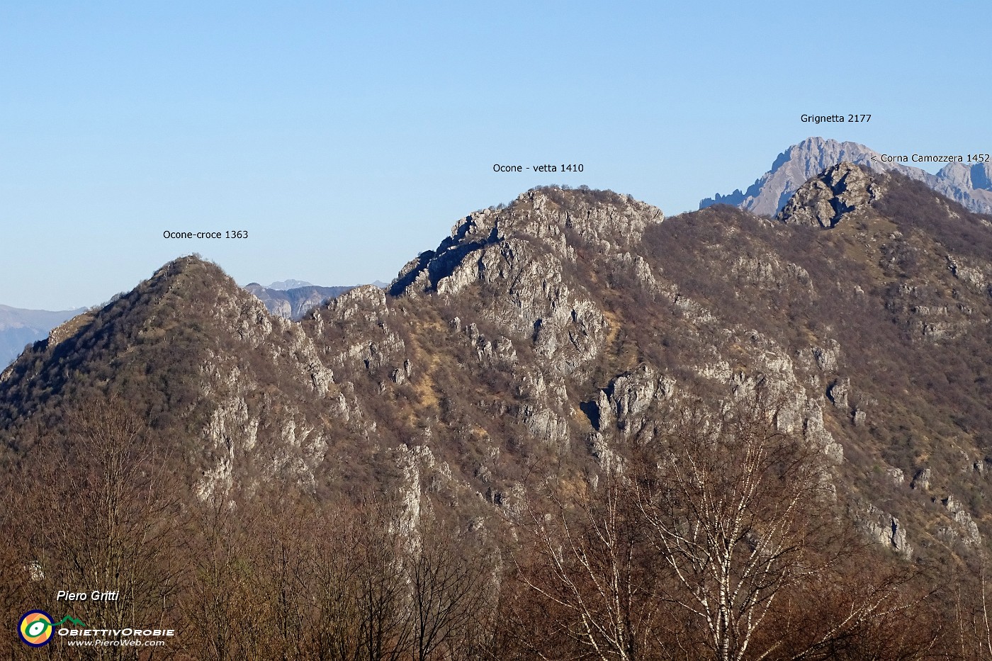 11 Dal Laghetto del Pertus vista sulle tre cime che saliremo.JPG -                                